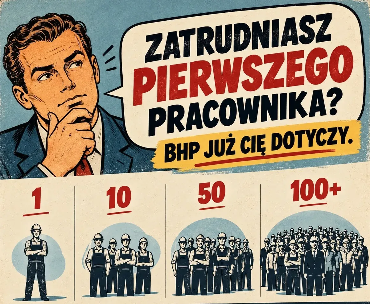 Pracodawca zastanawia się nad obowiązkami BHP przy zatrudnieniu pierwszego pracownika